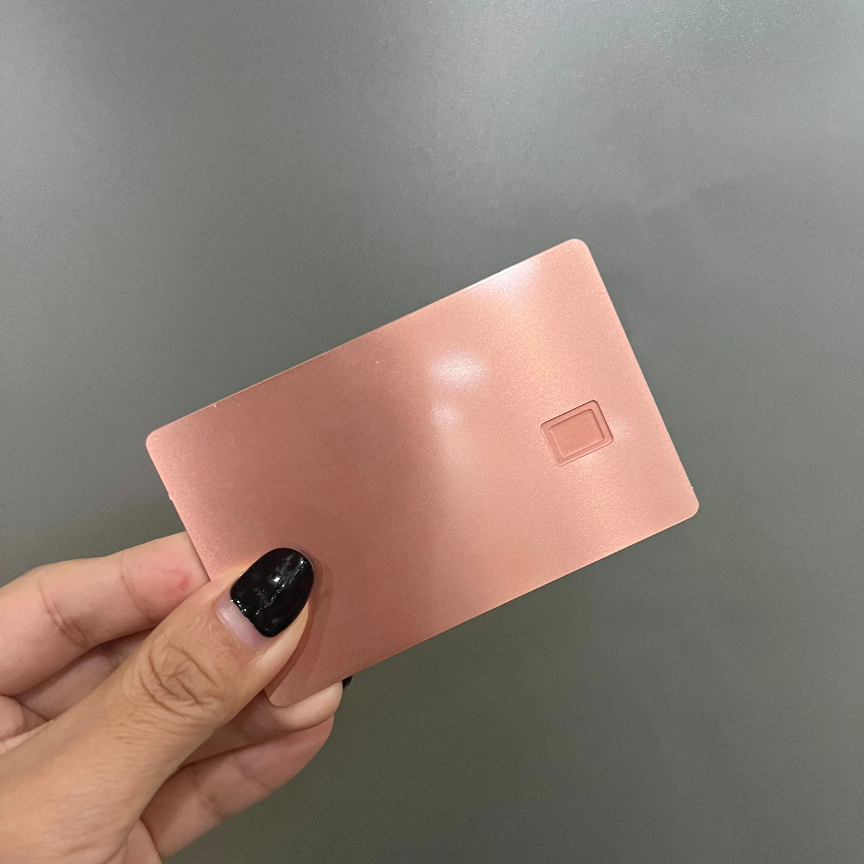 Customized Metal Blank Visa Credit Laser Engraved Metal Cards Blank Vise Debit Card Emv Chip In Stock Metal business card blank