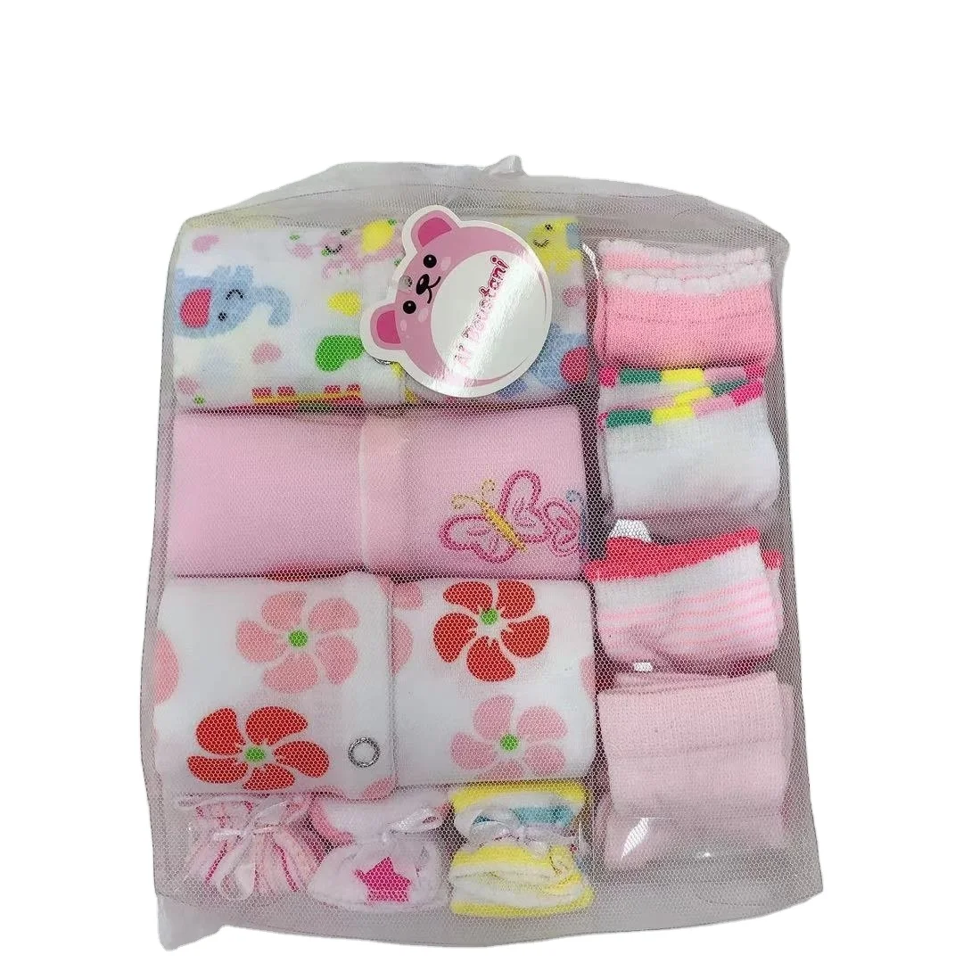 10pcs beautiful spring newborn cotton clothing sets gift