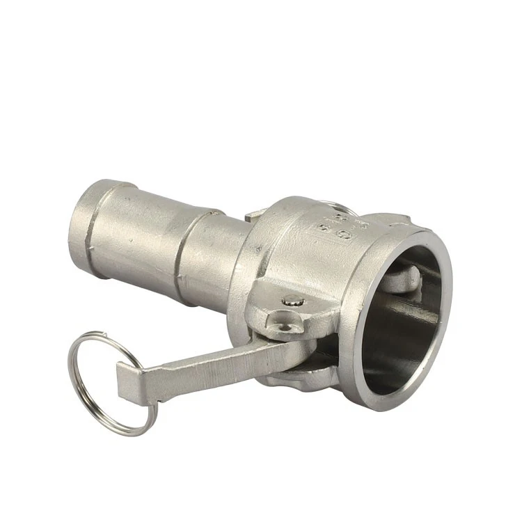 China supplier Stainless Steel  Camlock Coupling C x hose Barb camlock fittings