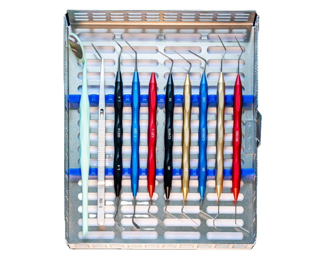 Набор инструментов для лечения корневых каналов, оборудование для чистки и наполнения зубов, Наборы инструментов для восстановления зубов