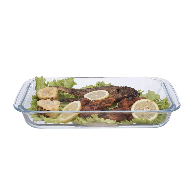 Clear rectangular glass baking dish for Cooking Small Oblong Casserole Dish Rectangular Baking Pan Glass Bakeware