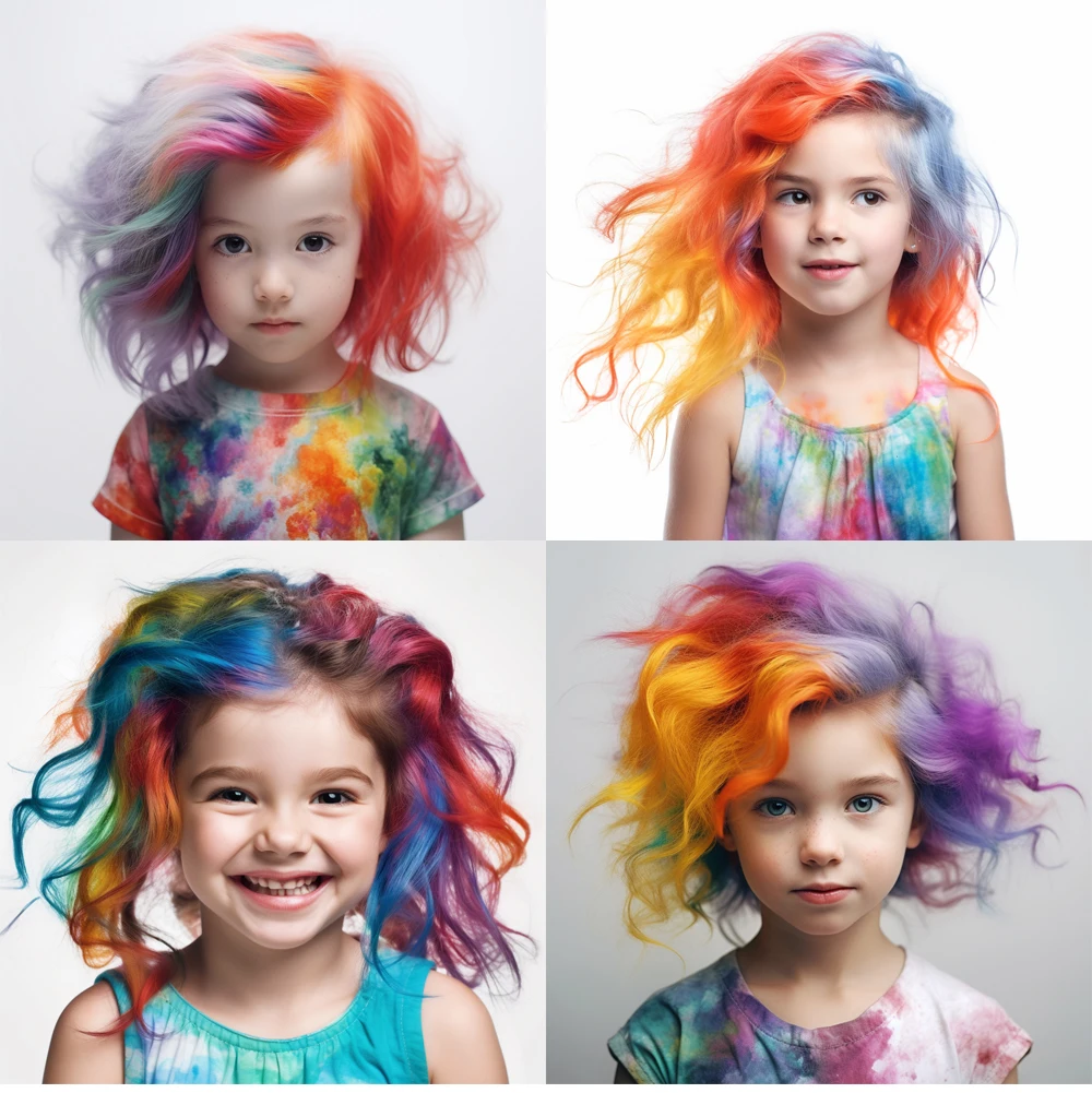 Free Sample 12 Wholesale Washable Temporary Pet Pigment Colour Pen Manufacturer Kid Dog Colorful Dye Color for Hair Chalk Set