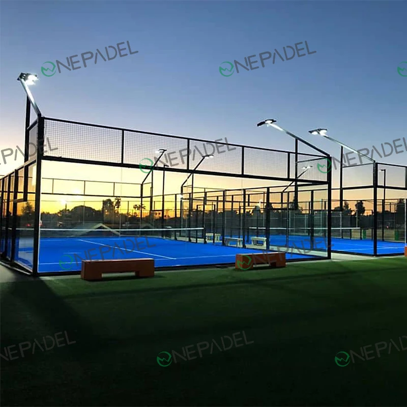 Padel Court Panoramic Glass Padel Court Top Quality Padel Tennis Court