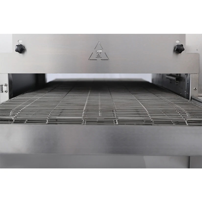 2021 Latest Products commercial single deck impingment conveyor pizza oven