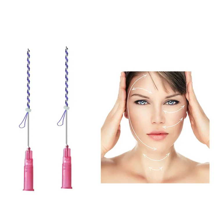 Heremefill wholesale PDO/PCL threads lifting threads fox eye 19g 60mm 21g 60mm fishbone lift Korea