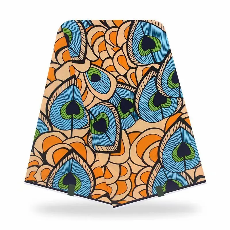 
African Print Real Wax Fabric 6yards African Hollandaise wax print cotton fabric 