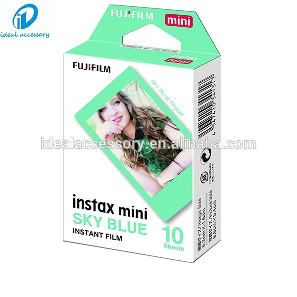 
High quality wholesale Fujifilm Instax Mini Instant Film Sky Blue Frame for Mini 90 8 70 7s 50s 25 SP-1 etc 