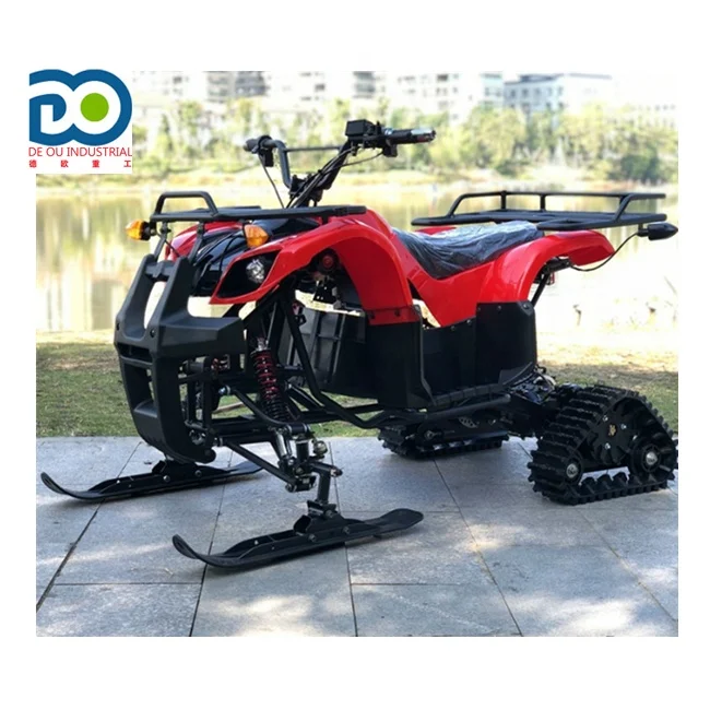Shandong direct factory 4 wheel mini electric snowmobile, snow vehicle, kids snowm slider for sale (1600132630451)