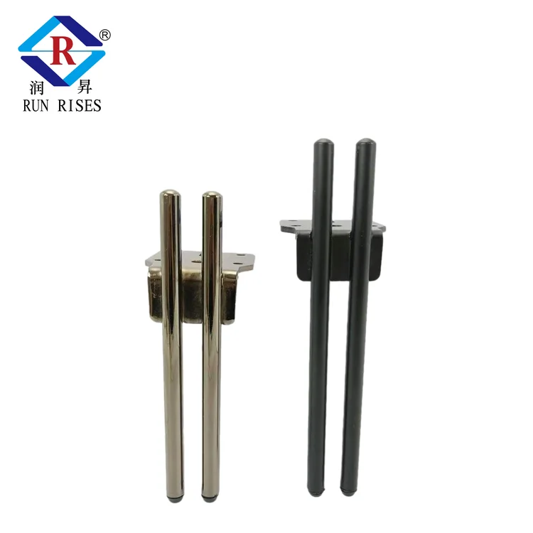 Iron Furniture Leg Height 13 15 18 20CM Gold Black Chrome Color High quality feet for sofa bed table cabinet