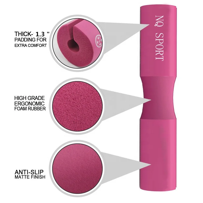 Foam barbell Pad Squat Pad Weight Pad Support Sponge for Squats Lunges and Hip Thrusts