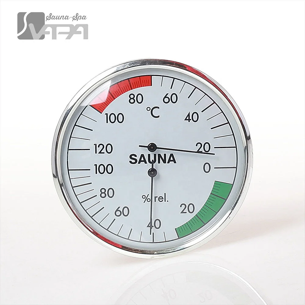 Vapasauna Direct manufacturer High Quality  Plastic Thermometer meter DIA.12*2CM sauna kits