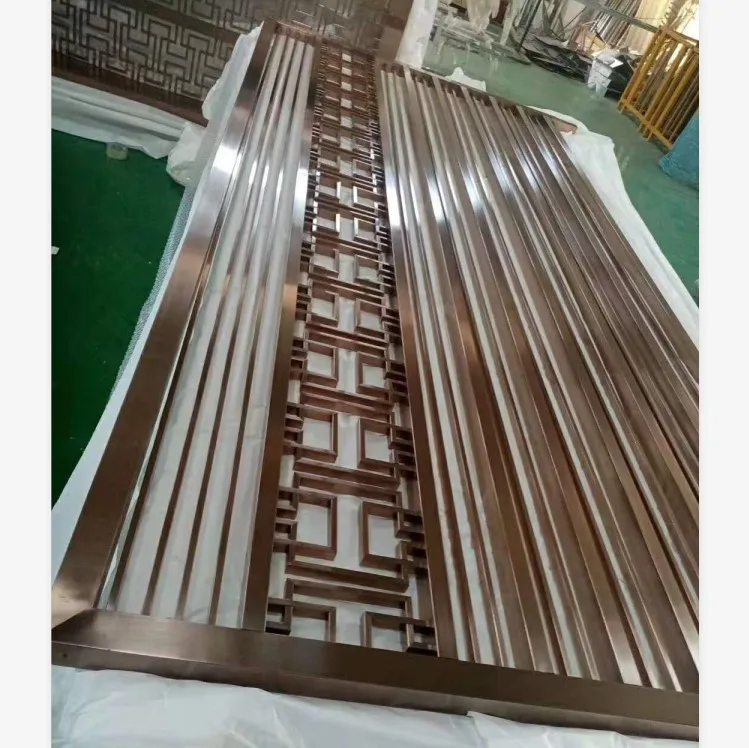  Laser Cut Metal Furniture Movable Screen Room Divider
