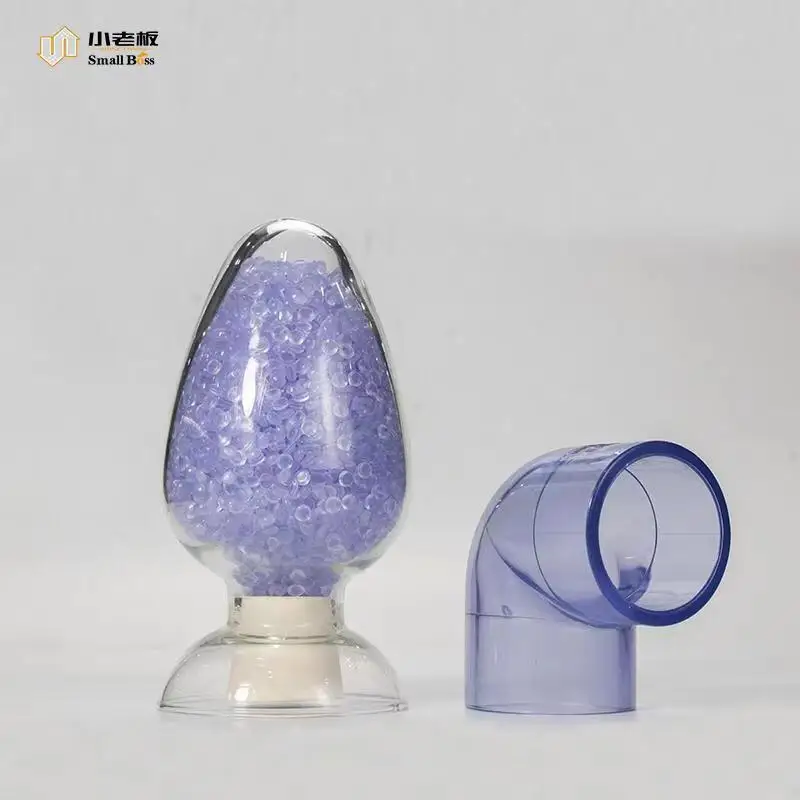 PVC material upvc pipe fittings virgin  pvc granules particle pvc pellet compound for injection Grade