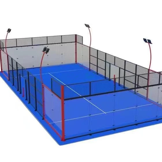 Factory Supplier Padel Tennis Court Paddle Stadium Cancha de pdel Badil Stadium