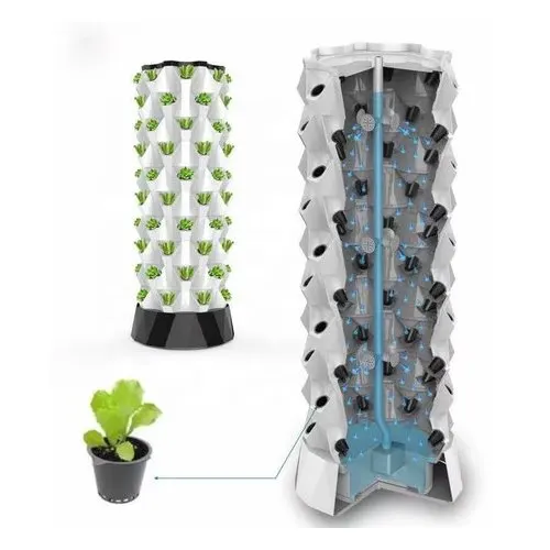  Aeroponic садовая башня с огнями