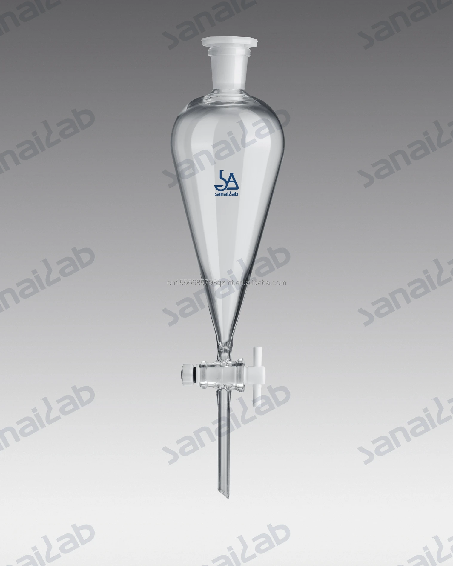 Unique Design Hot Sale Additional Small Seperation Funnel With Glass Stopcock