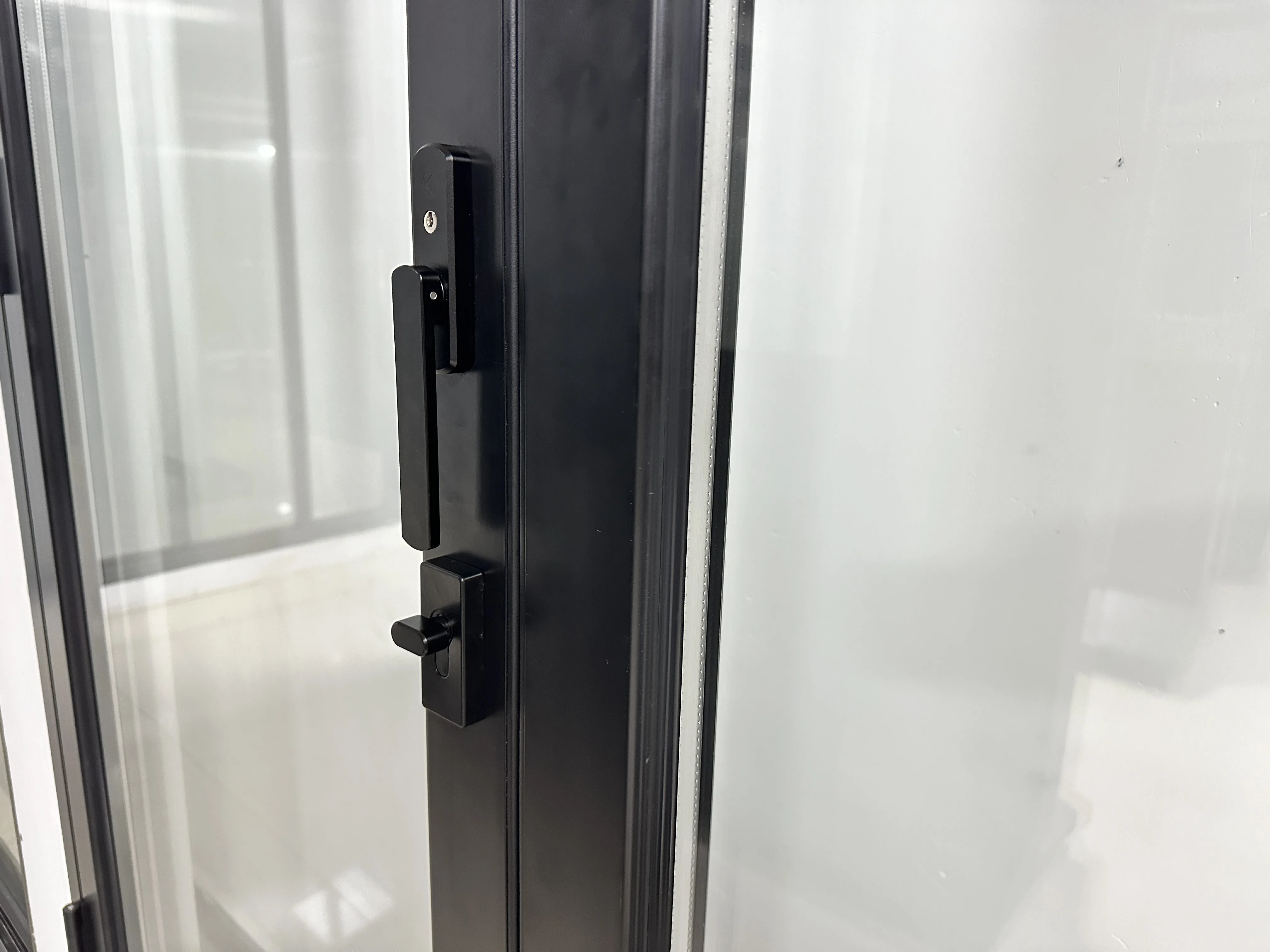 Aumegi American NFRC Glass Panel bifold Doors Aluminum Bifold Glass Patio Door