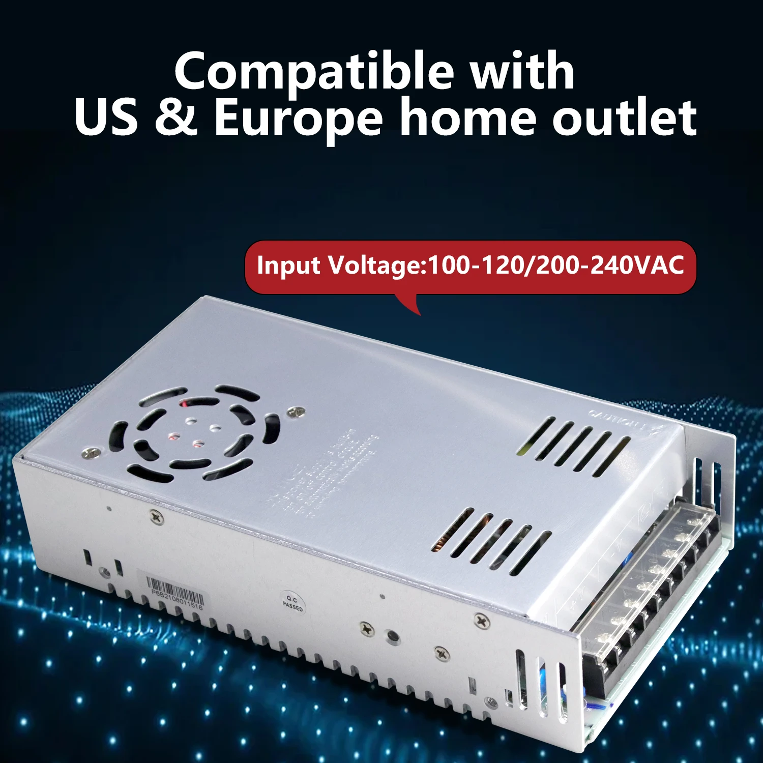 AC DC 24V 21A 500W LED Driver or transformer for LED strip light and 3D printer