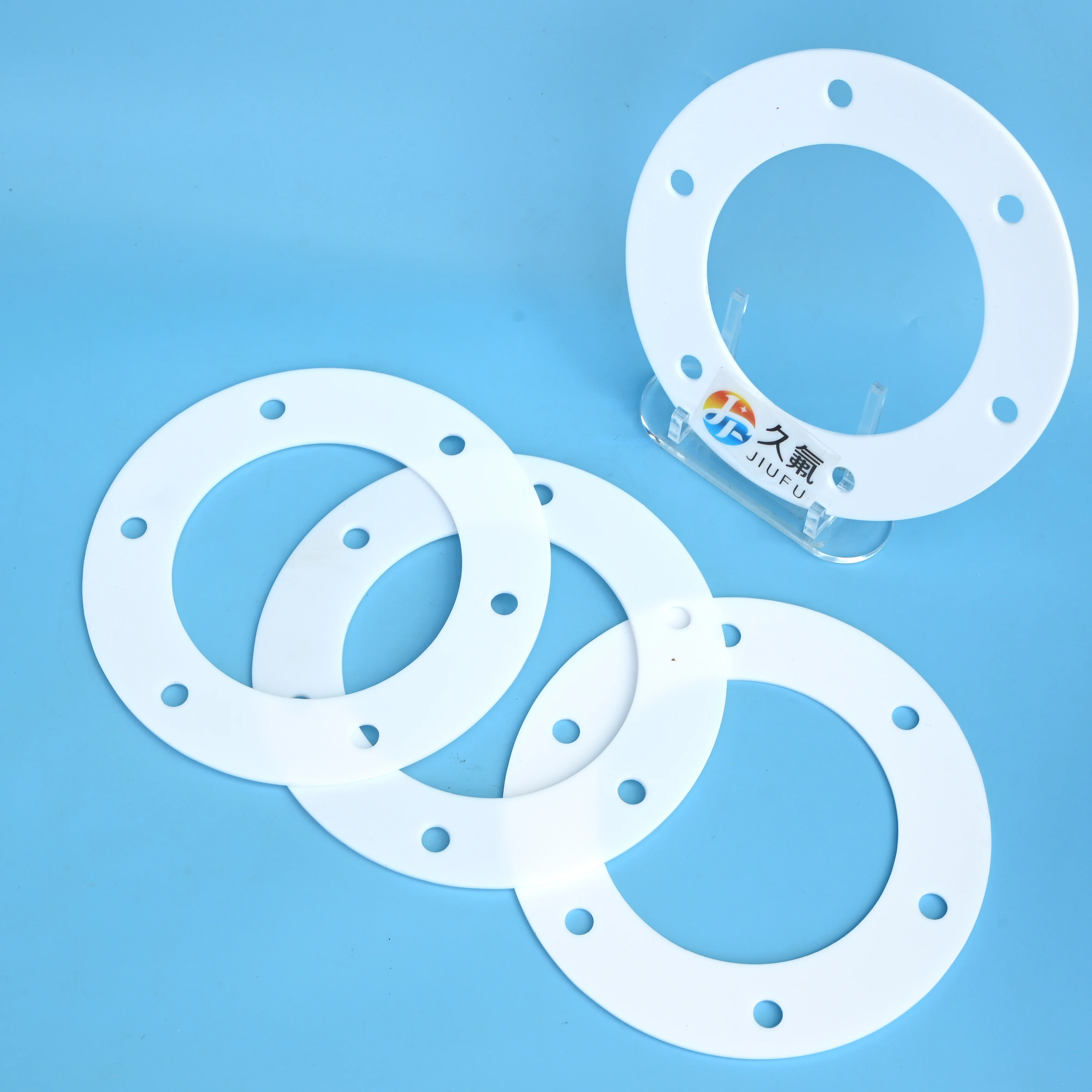 PTFE пластиковая уплотнительная прокладка 100% натурального материала специальный размер на заказ ptfe шайба 25 мм id