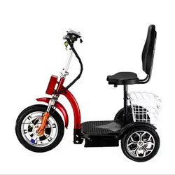 US 800w Motor Scooter Bike Top Powerful High Quality 3 Wheel Tricycle Electric Scooters For Elderly For Adult