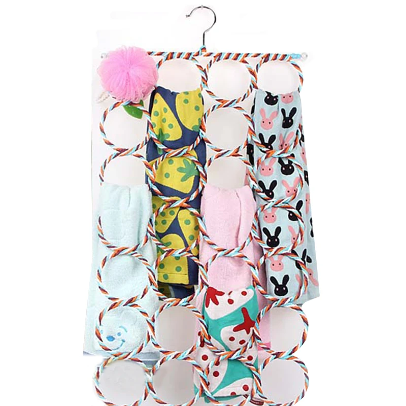 Органайзер для шарфов, шкафов, дверей, вешалка для галстуков, ремней, 28 петель, вешалка для шарфов