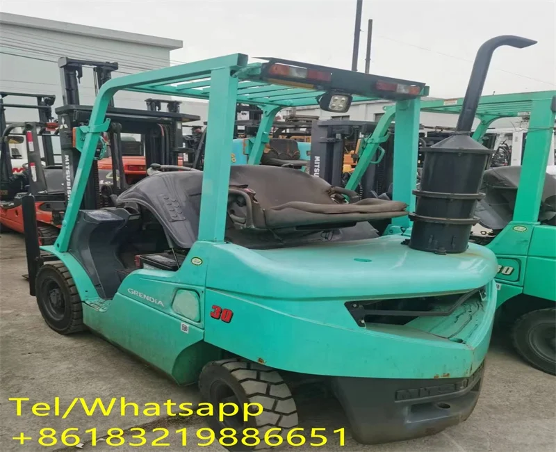Used Hydraulic Electric/LPG/Diesel Forklift with Japan Isuzu/Mitsubishi 3 ton 4 ton 5 ton