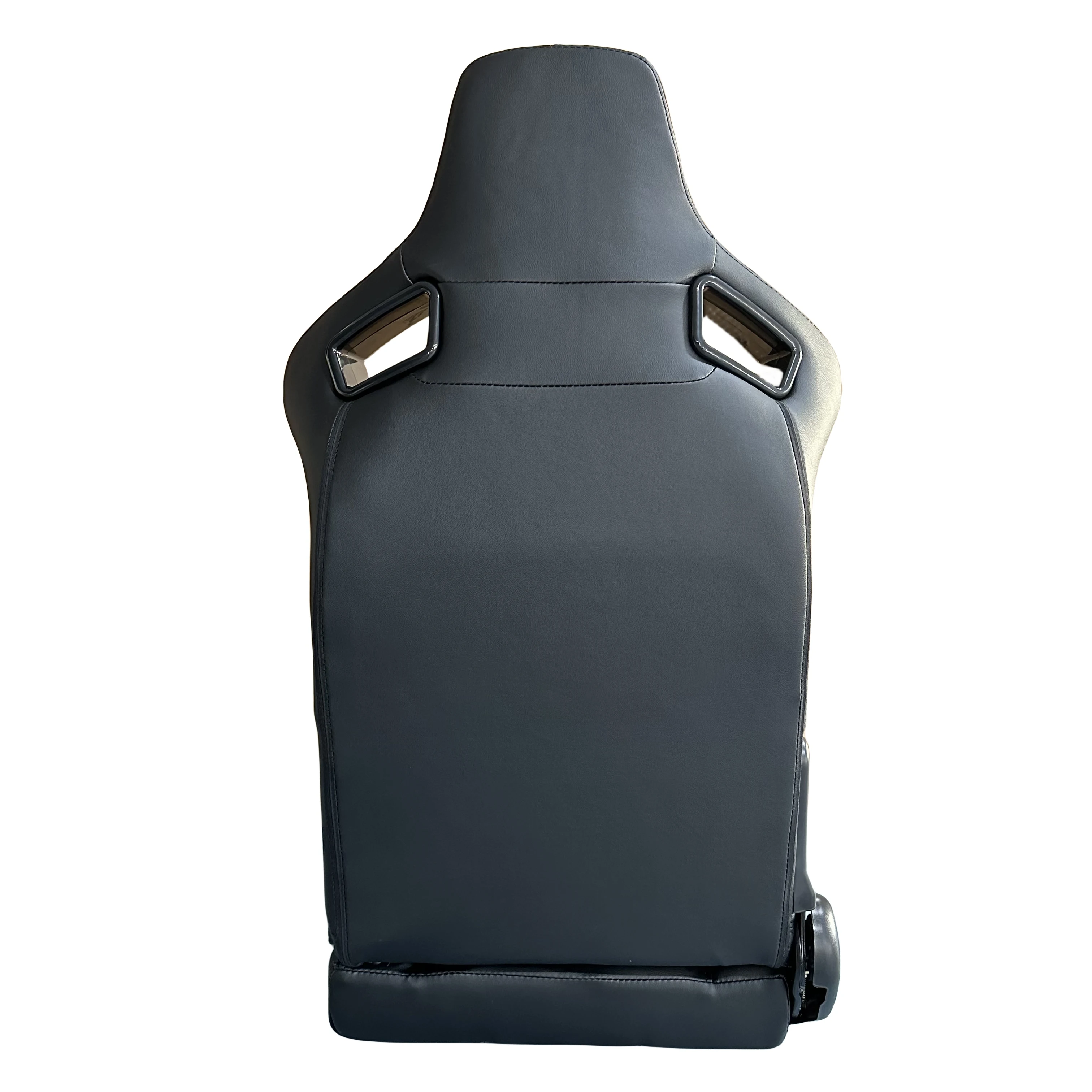 Reclinable Universal Black PVC With Double Sliders Modified Seats Racing Car Seat