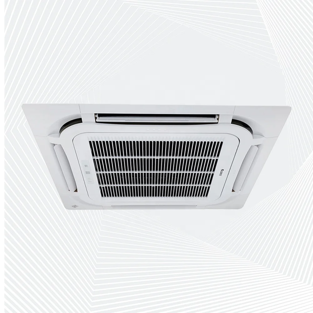 Puremind Heating Cooling 4-Way Central Air Conditioner Cassette Type Chilled Water Fan Coil Unit