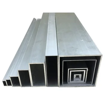 ASTM AISI 1050 5052 5083 5086 6061 6063 T5 T6 Square Anodized Extruded Alloy Rectangular Aluminum Tube 40 x 80