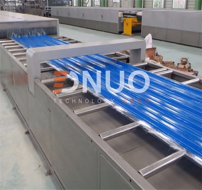 DNUO multifunctional grp fiberglass different colors and corrugated flat gel coat sheets panels making machine