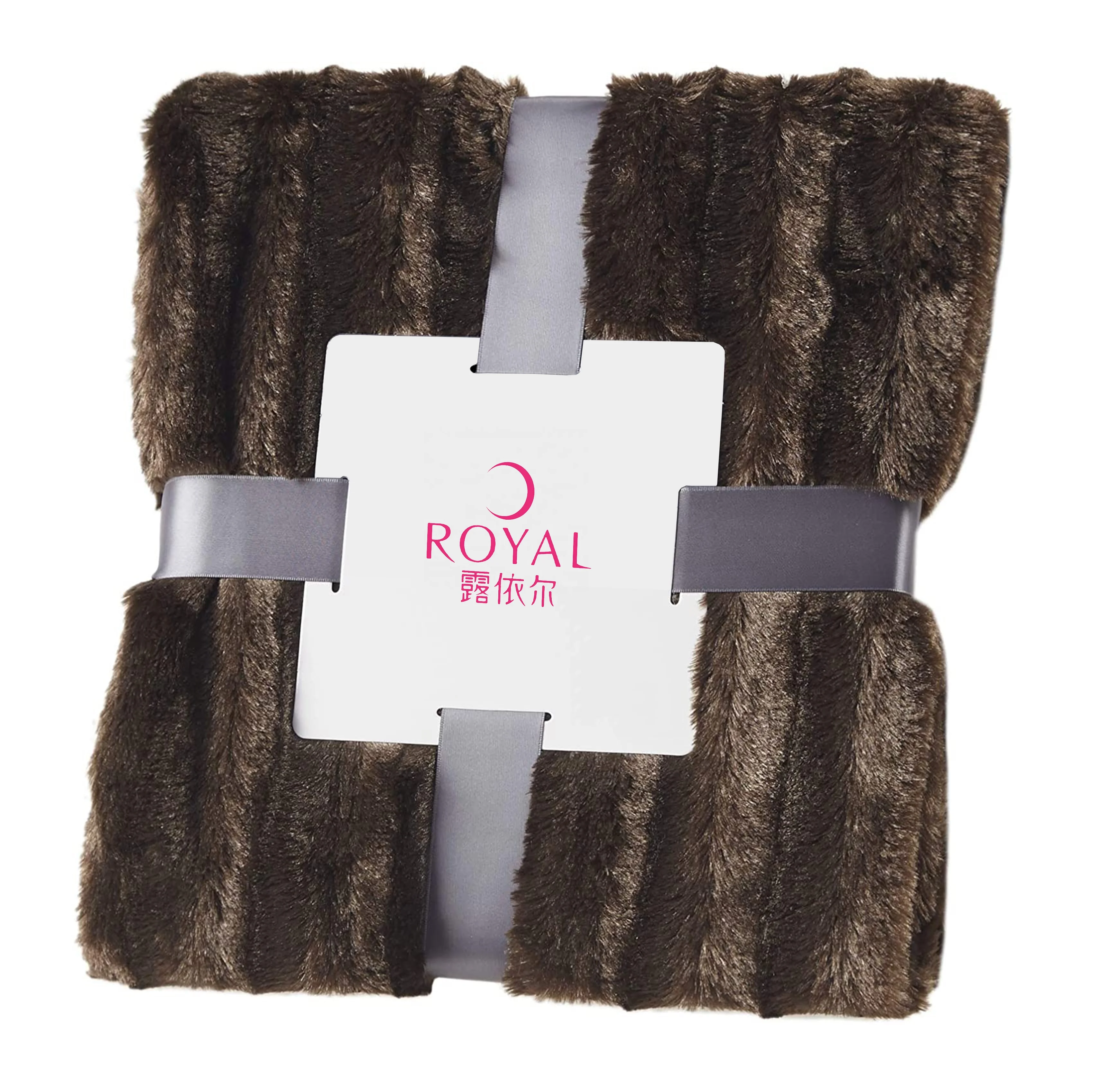 high quality factory wholesale mink faux fur throw bed blanket mink touch Plush Sofa couch Blanket for winter bedroom decoration