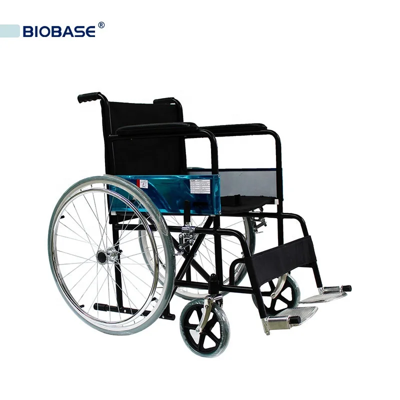 BIOBASE Manual Wheelchair Foldable hospital elderly adjustable wheelchair for hospital