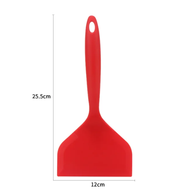 Heat Resistant Kitchen Flipper Spatulas Silicone Pancakes Spatula ,Wide Spatula Turner for Eggs Fish Pizza  Shovel
