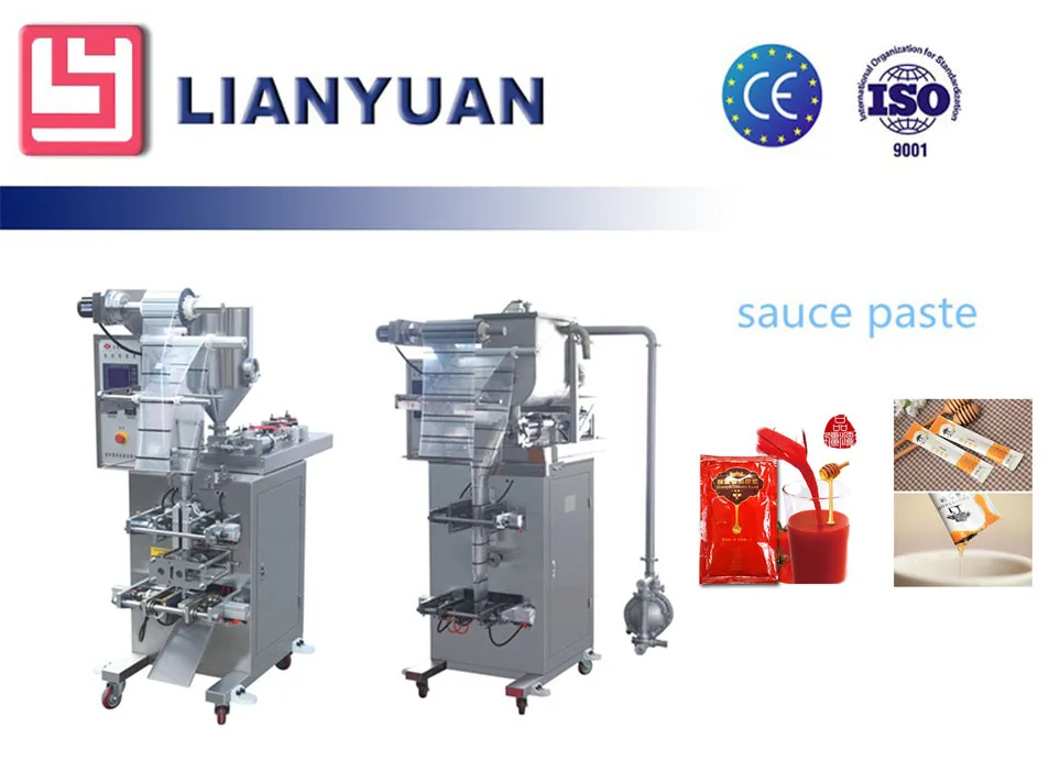 SJIII-S300 Automatic   Ginger Garlic Tomato Peanut Paste Packing Machine