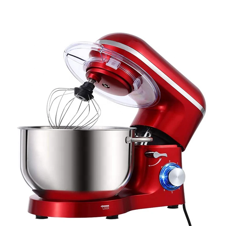 New Style 4 In 1 Egg Flour Kneader Bakery Baking Kitchen Spiral Planetary Mixer Bread Dough Cake Mixer Machine Stand Food Mixer