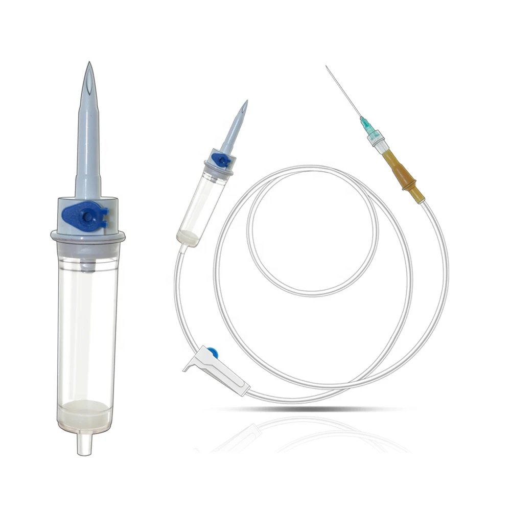 OEM ODM Manufacturer Wholesale ISO9001 CE disposable iv medical infusion giving set with needle