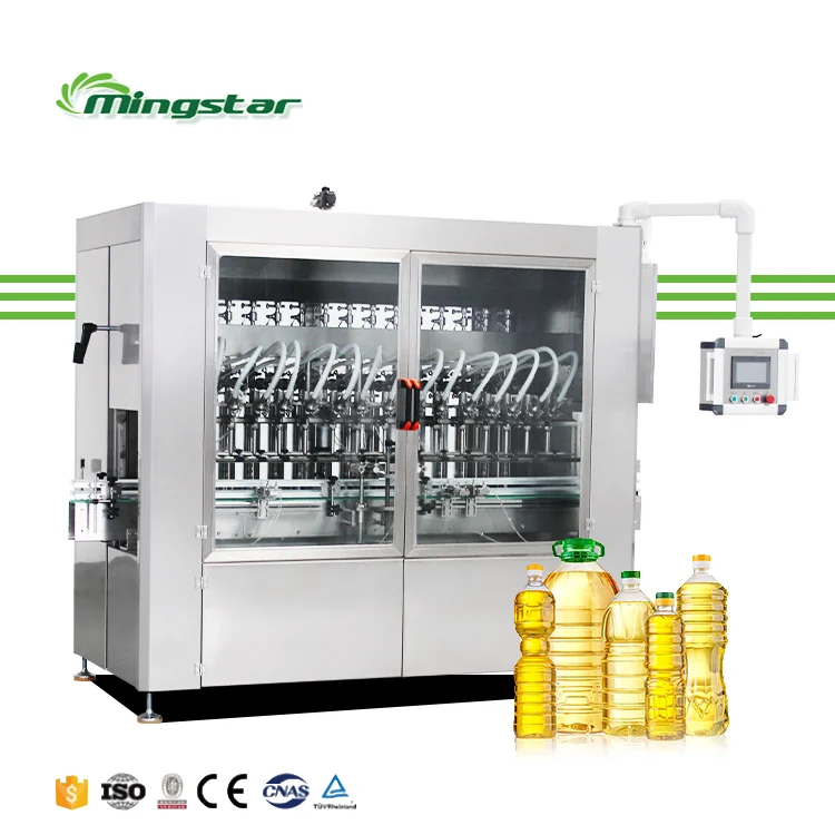Mingstar automatic liquid filling machine sunflower engine cooking oil filling machine