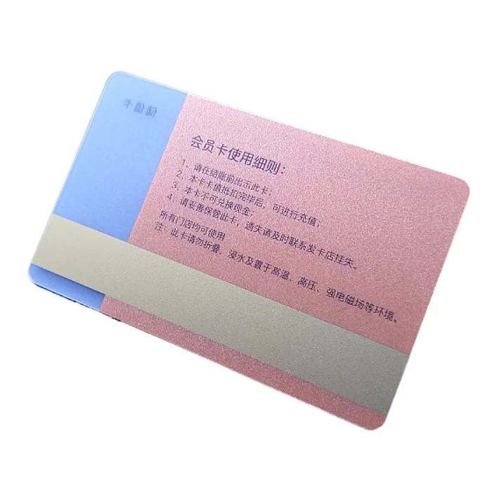 Professional Custom Printing Business Magnetic Stripe Gift PVC Card