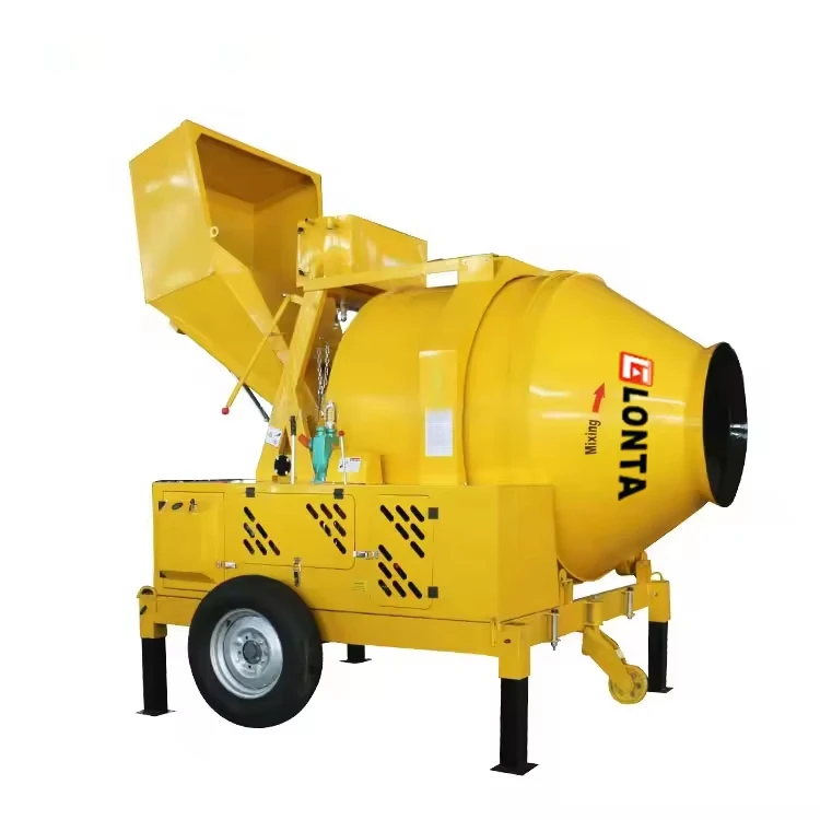 LONTA JZC750DH 750L 5 bags self loading construction hydraulic diesel cement mixer concrete mixer machine betonniere750L