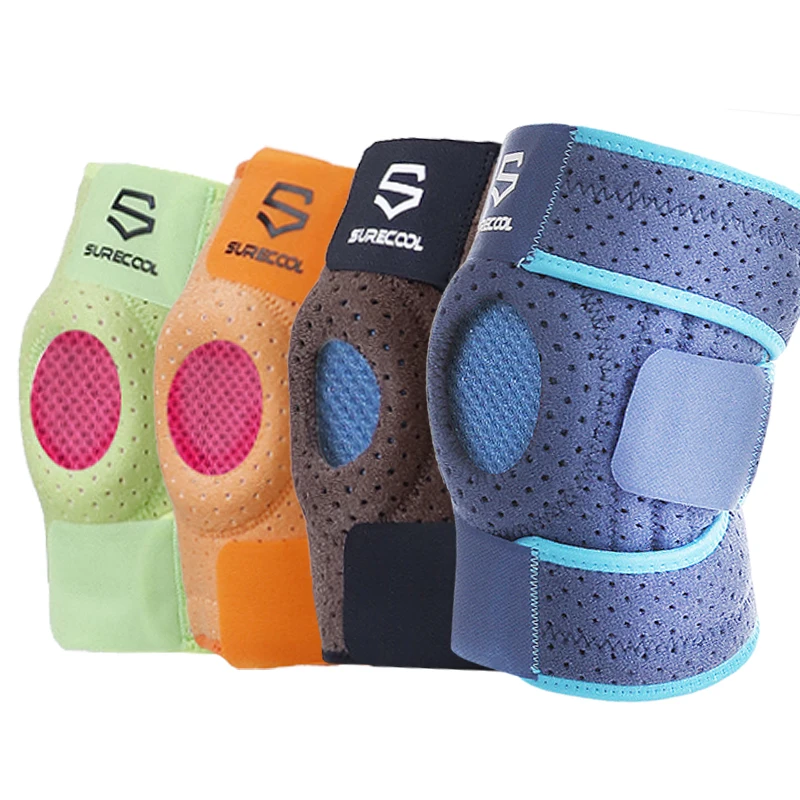 Fashion Knee Support Neoprene Open Patella Knee Brace With Springs Compression Knee Support