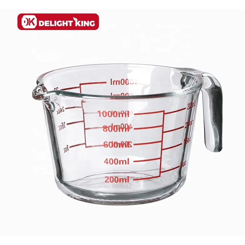 Измерительные чашки, набор из 2 предметов, высококачественные мерные чашки из боросиликатного стекла, набор совок для мерного стекла, чашка для смешивания