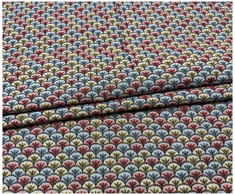 High definition shell pattern European yarn-dyed high density jacquard jacket suit