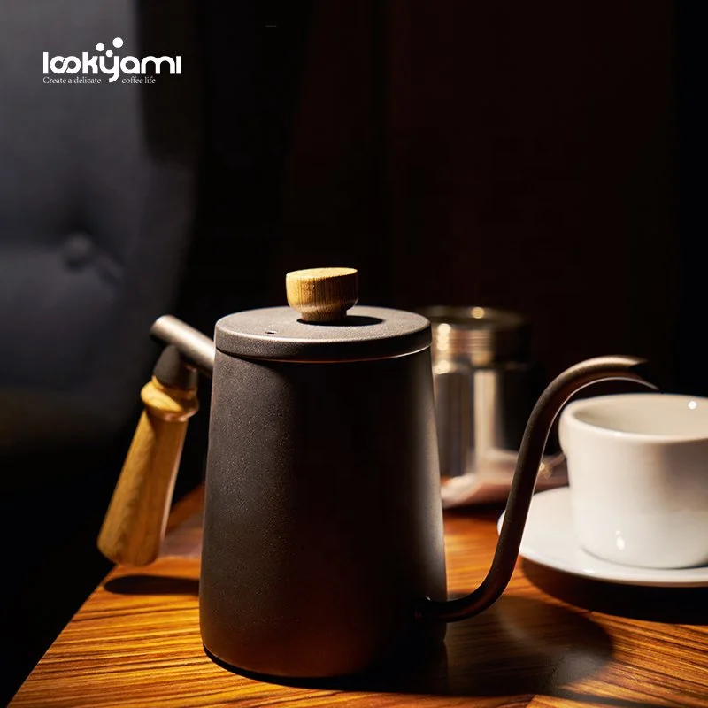 Черный Кофейный капельный чайник Lookyami новый дизайн 350 куб. См/600 См
