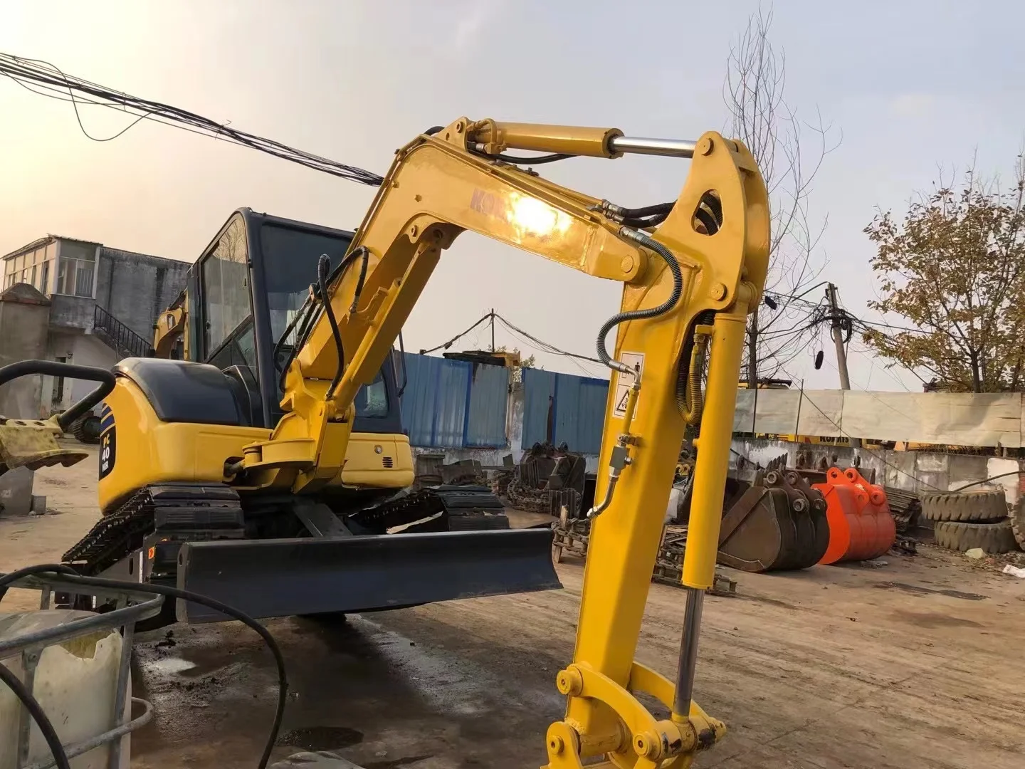 Mini Komatsu PC40 PC56 PC70 Hydraulic Excavator 1 Year Warranty Used Excavators Sale featuring Engine Motor Pump Gear Bearing