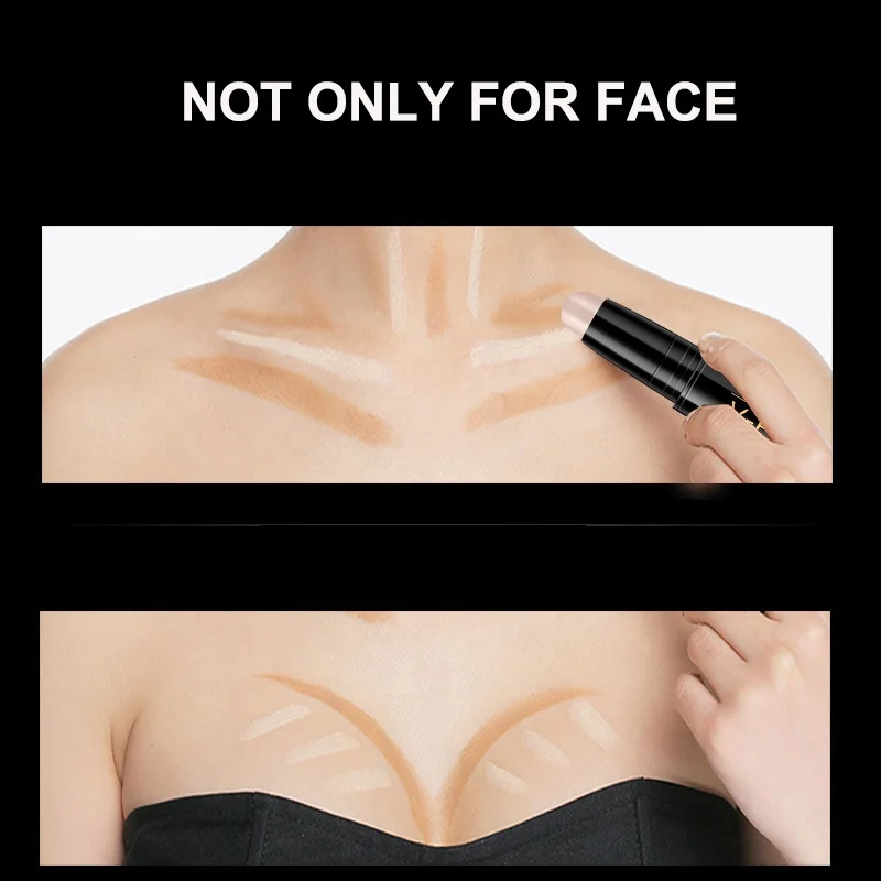 
Custom logo Makeup Concealer Stick Professional Contour Double head 