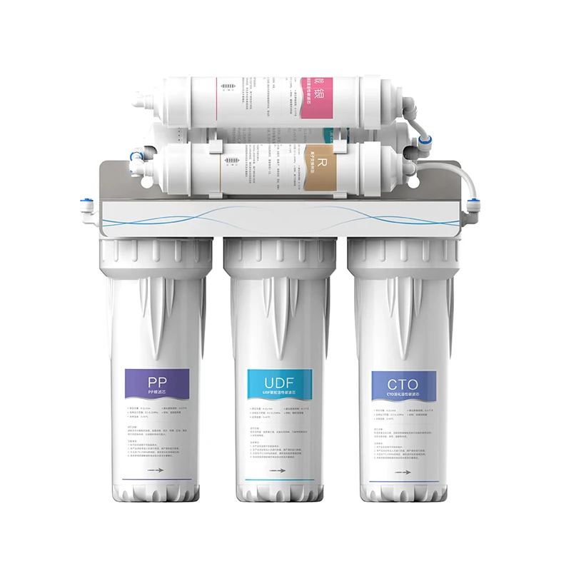 Tesran 6 Stages Fine Filtration  UF Membrane Water Purifier Household Under-Sink Filters filtered water dispenser office