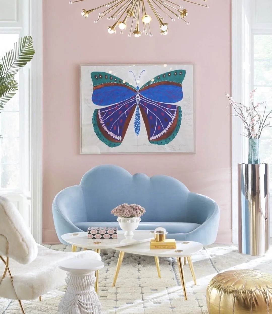 Jonathan  Adler sofa modern light luxury original creative design leisure sofa  cloud sofa