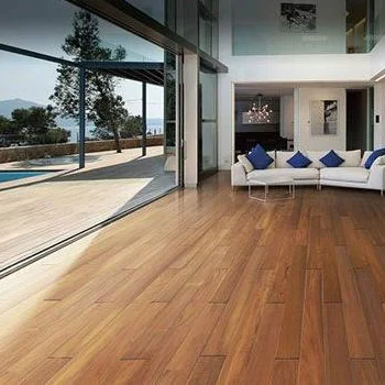 Teak Floor Hardwood Flooring Surface Burma Solid Attractive Design Indoor Modern Hard Wooden Flooring Indoor More Than 5 Years