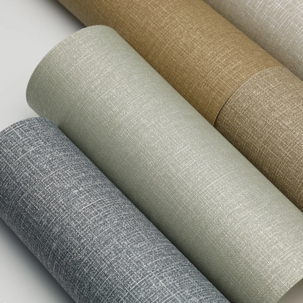 Factory Supply Modern 5 Star Hotel Project  vinyl Fabric Backed wallpaper  wall Covering commercial Wall Cloth home decoration