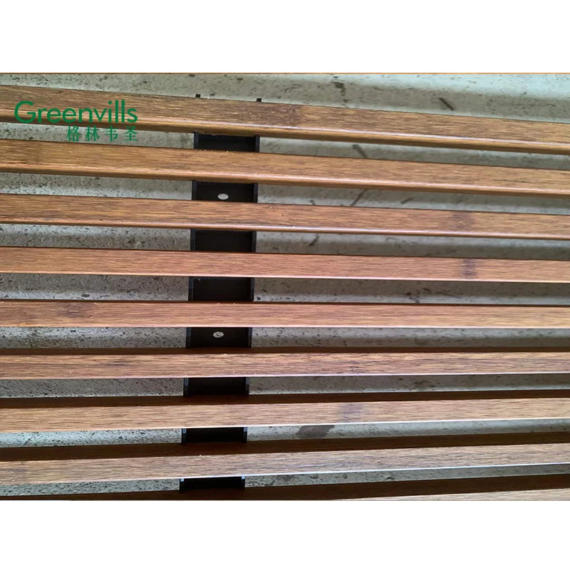 2023 New arrival amazing design outdoor bamboo strand woven bamboo grating keel for CE certification